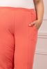 Picture of PLUS SIZE SALMON STRETCH TAILORED TROUSERS